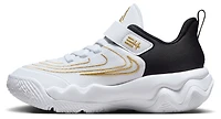 Nike Boys Giannis Antetokounmpo Immortality 4 - Boys' Preschool Shoes White/Black/Metallic Gold