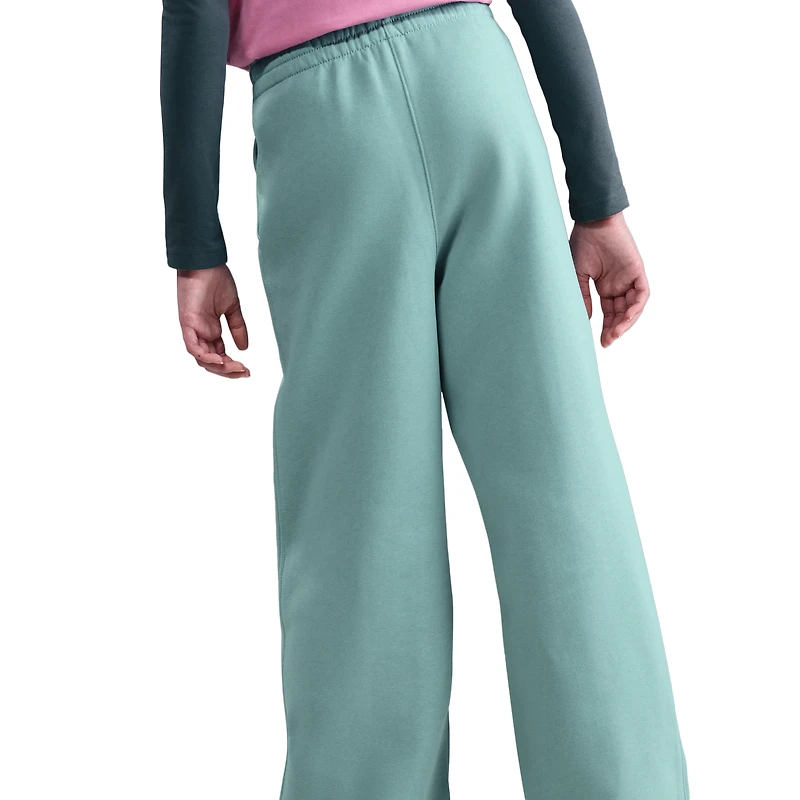 Nike Boys NSW Club Fleece Wide Leg Pant LBR - Boys' Grade School White/Cannon/Cannon