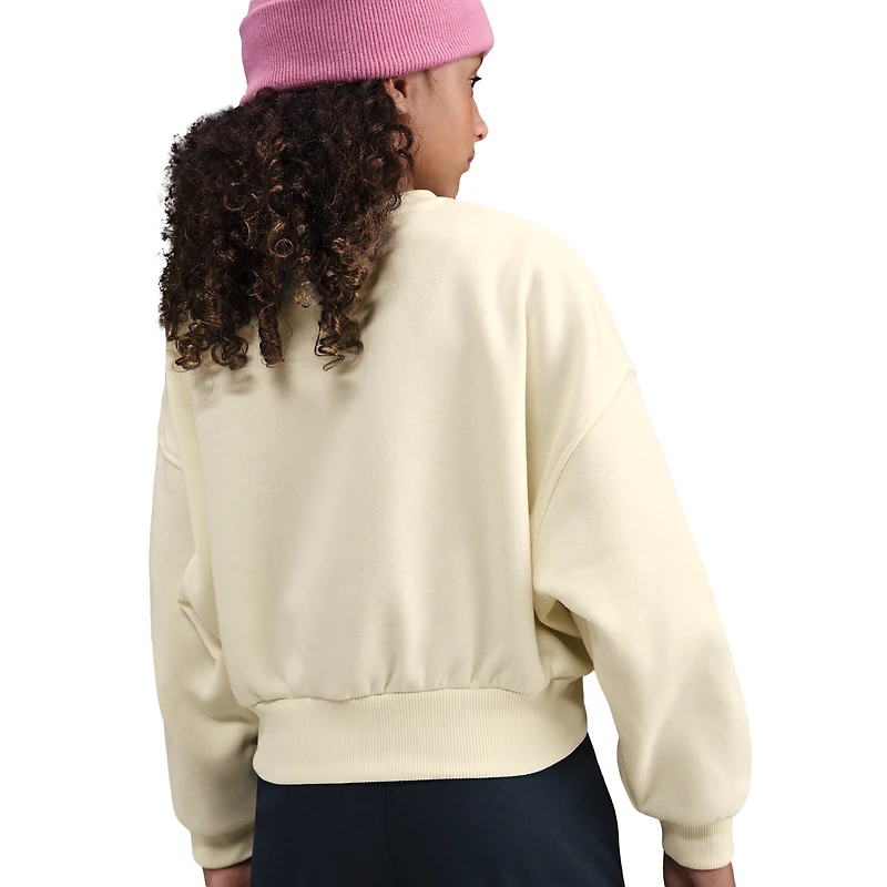 Nike NSW Club Fleece Boxy Crew LBR - Girls' Grade School