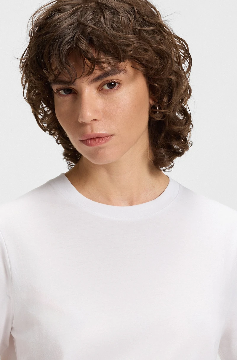 Loose-fit T-shirt cotton jersey