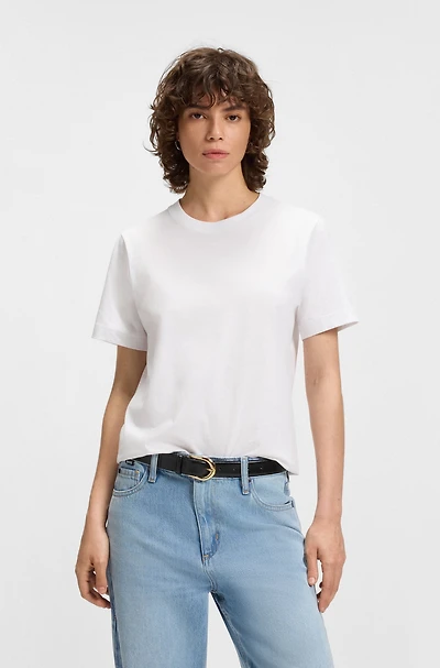 Loose-fit T-shirt cotton jersey