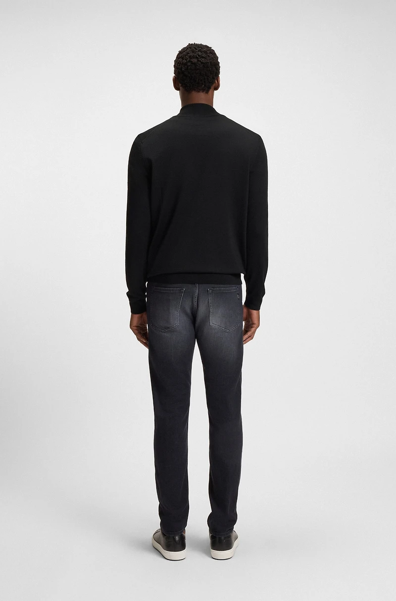 Virgin-wool jacket a regular fit