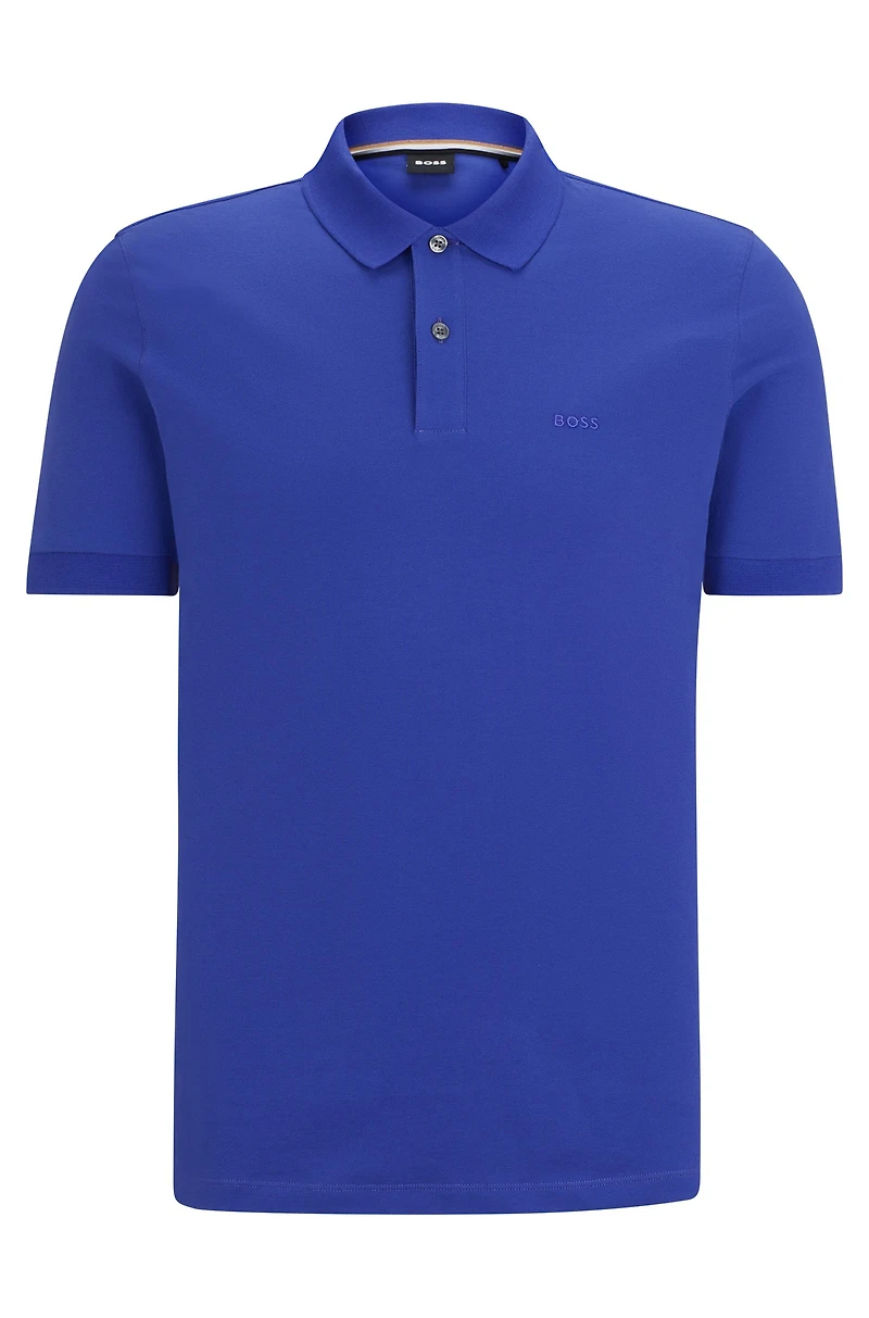 Pallas Cotton polo shirt with embroidered logo