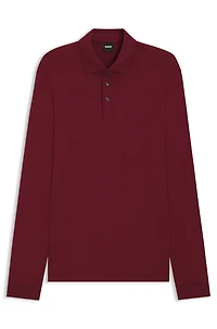 Interlock-cotton polo shirt a regular fit