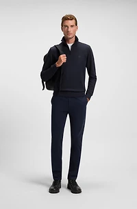 Logo-patch sweatshirt cotton terry