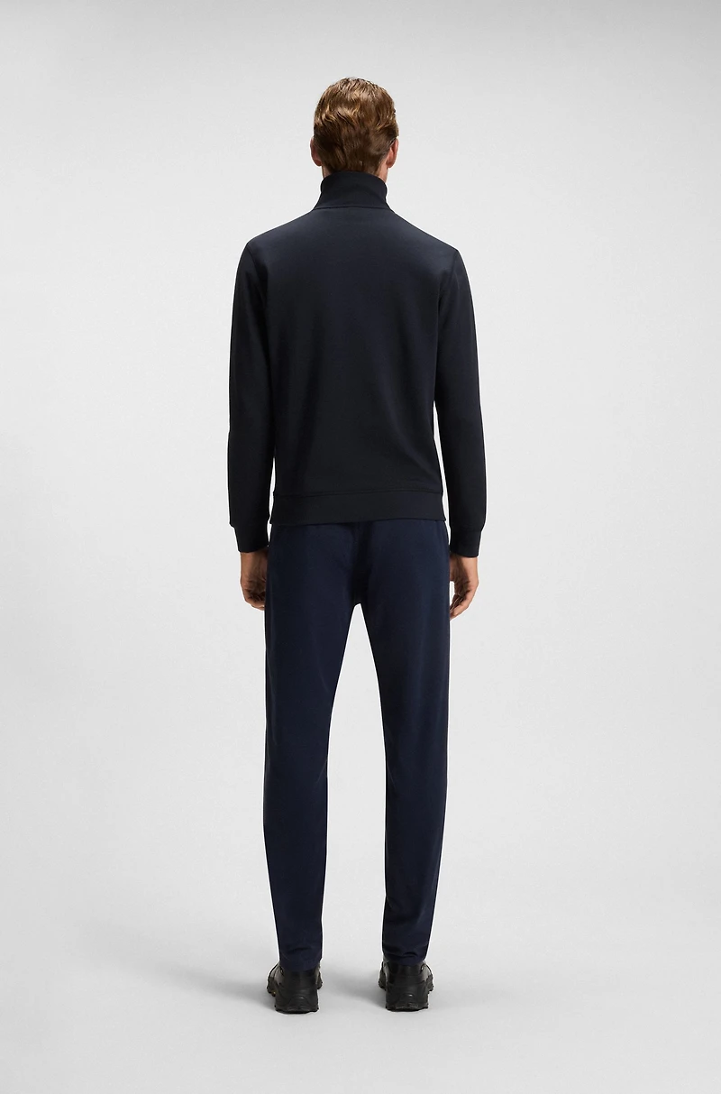 Logo-patch sweatshirt cotton terry