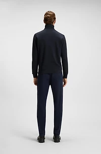 Logo-patch sweatshirt cotton terry