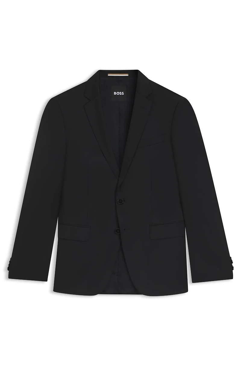 Slim-fit suit jacket virgin-wool serge