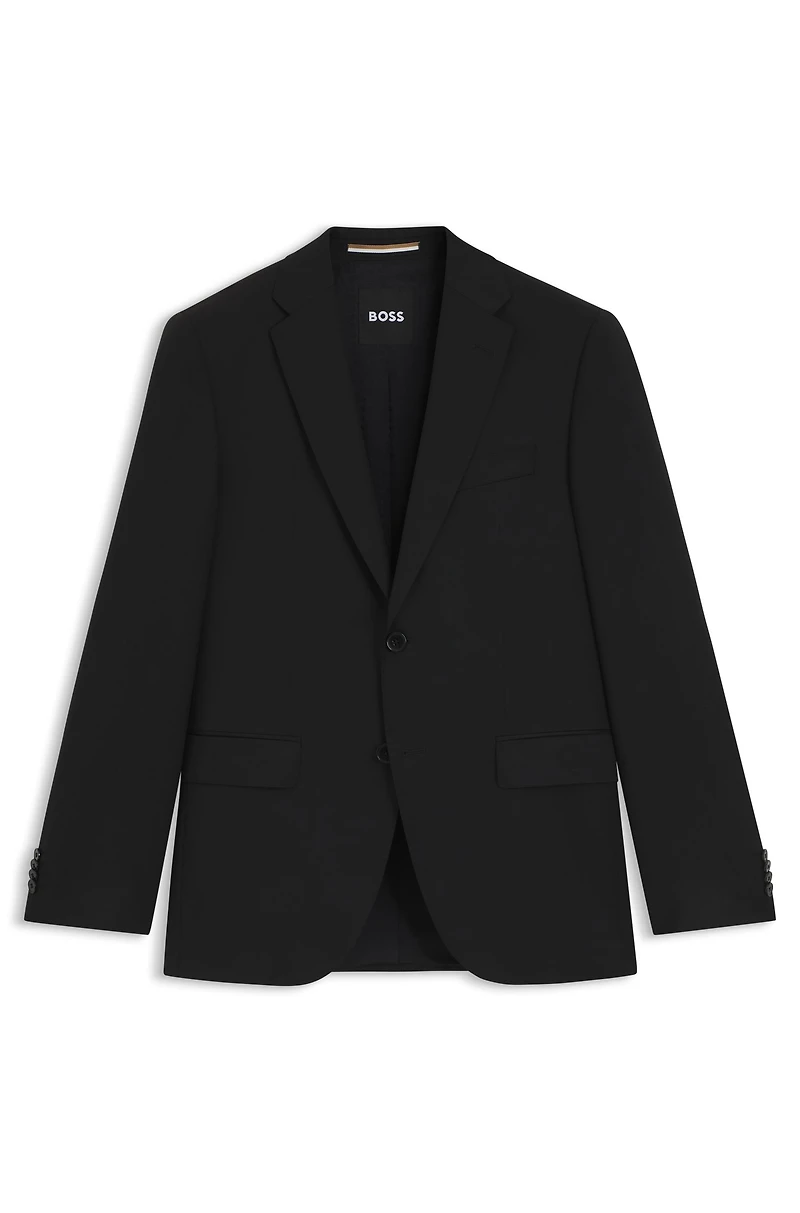 Regular-fit suit jacket virgin-wool serge