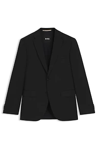 Regular-fit suit jacket virgin-wool serge