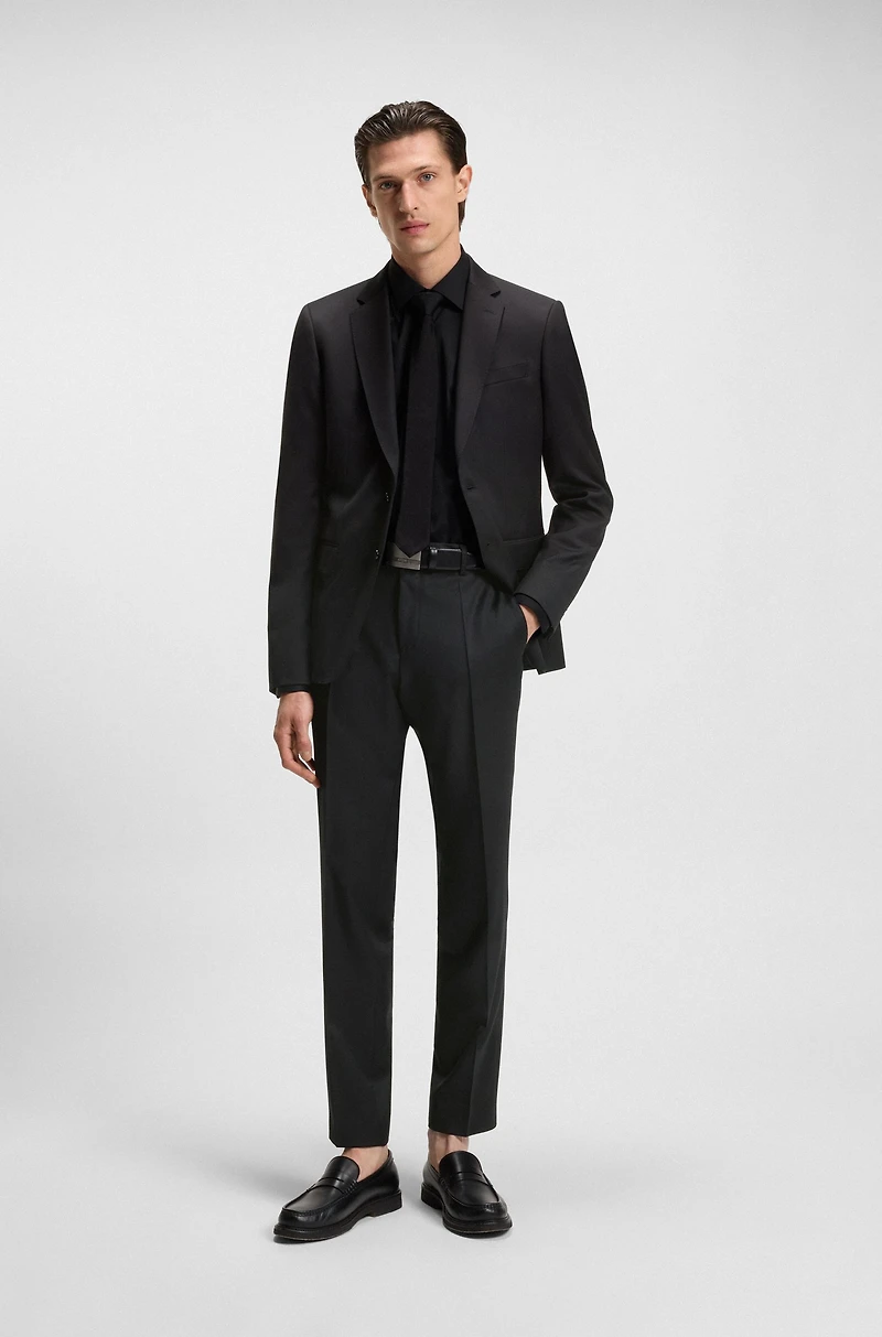Extra-slim-fit pants virgin-wool serge
