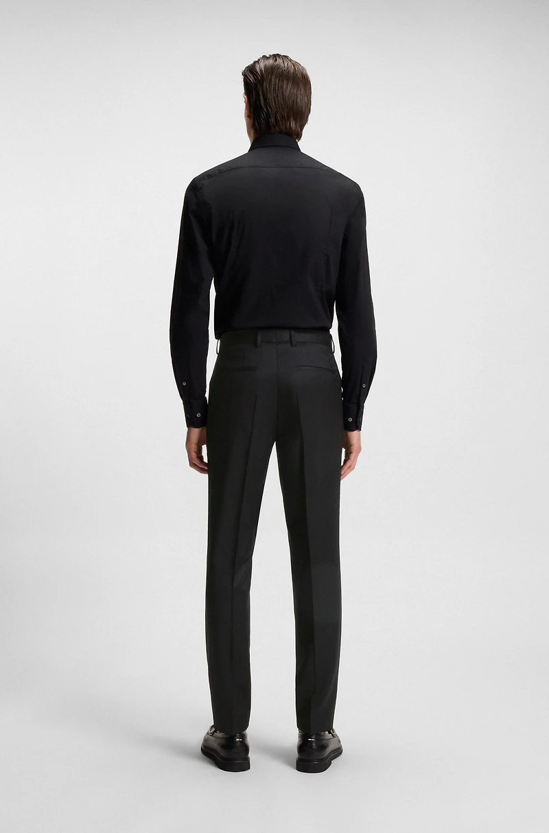 Extra-slim-fit pants virgin-wool serge