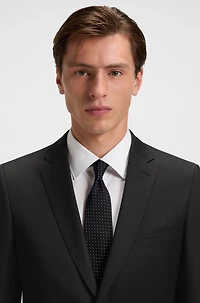 Extra-slim-fit suit jacket virgin-wool serge