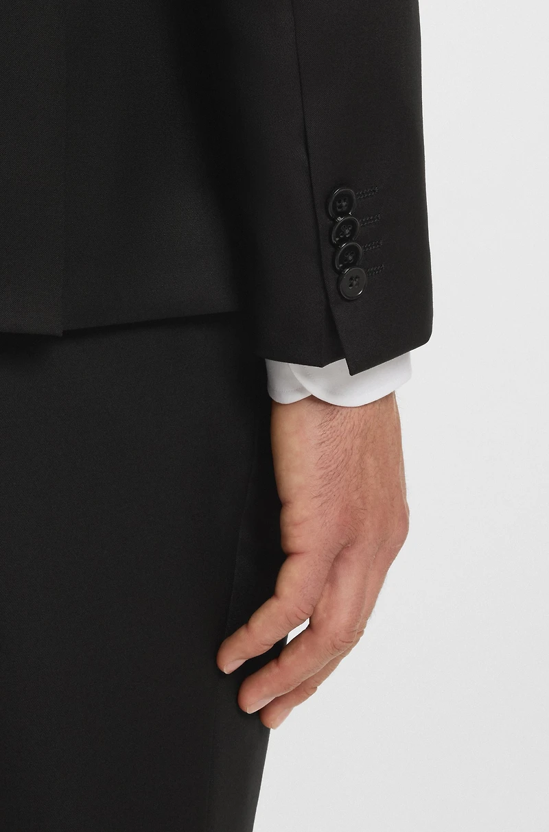 Extra-slim-fit suit jacket virgin-wool serge