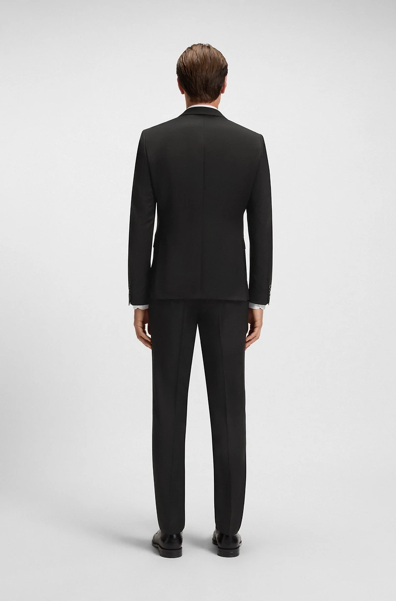 Extra-slim-fit suit jacket virgin-wool serge