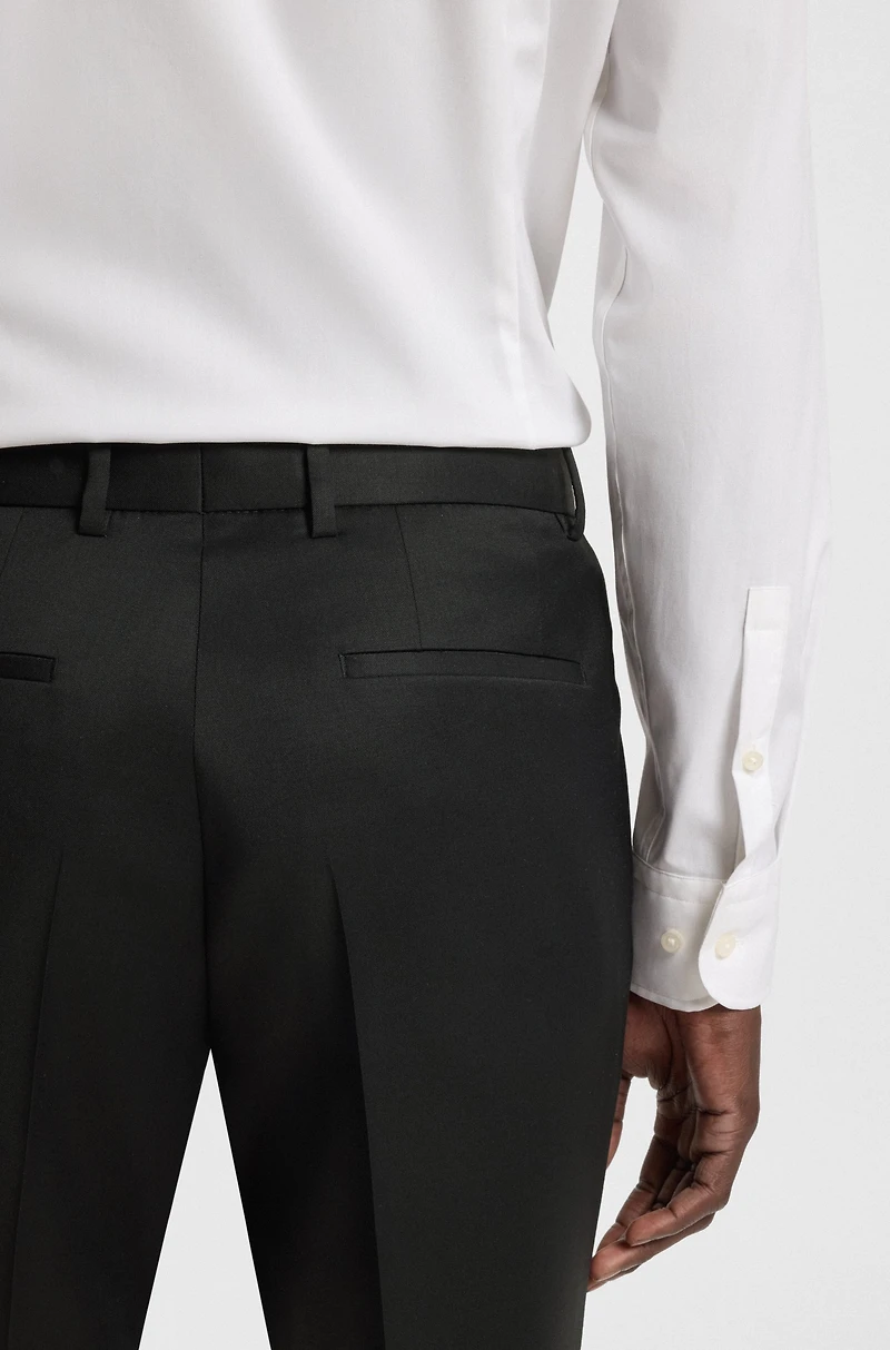 Regular-fit pants virgin-wool serge