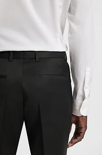 Regular-fit pants virgin-wool serge