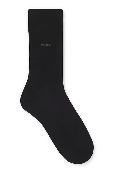 Stretch-cotton socks in a regular length