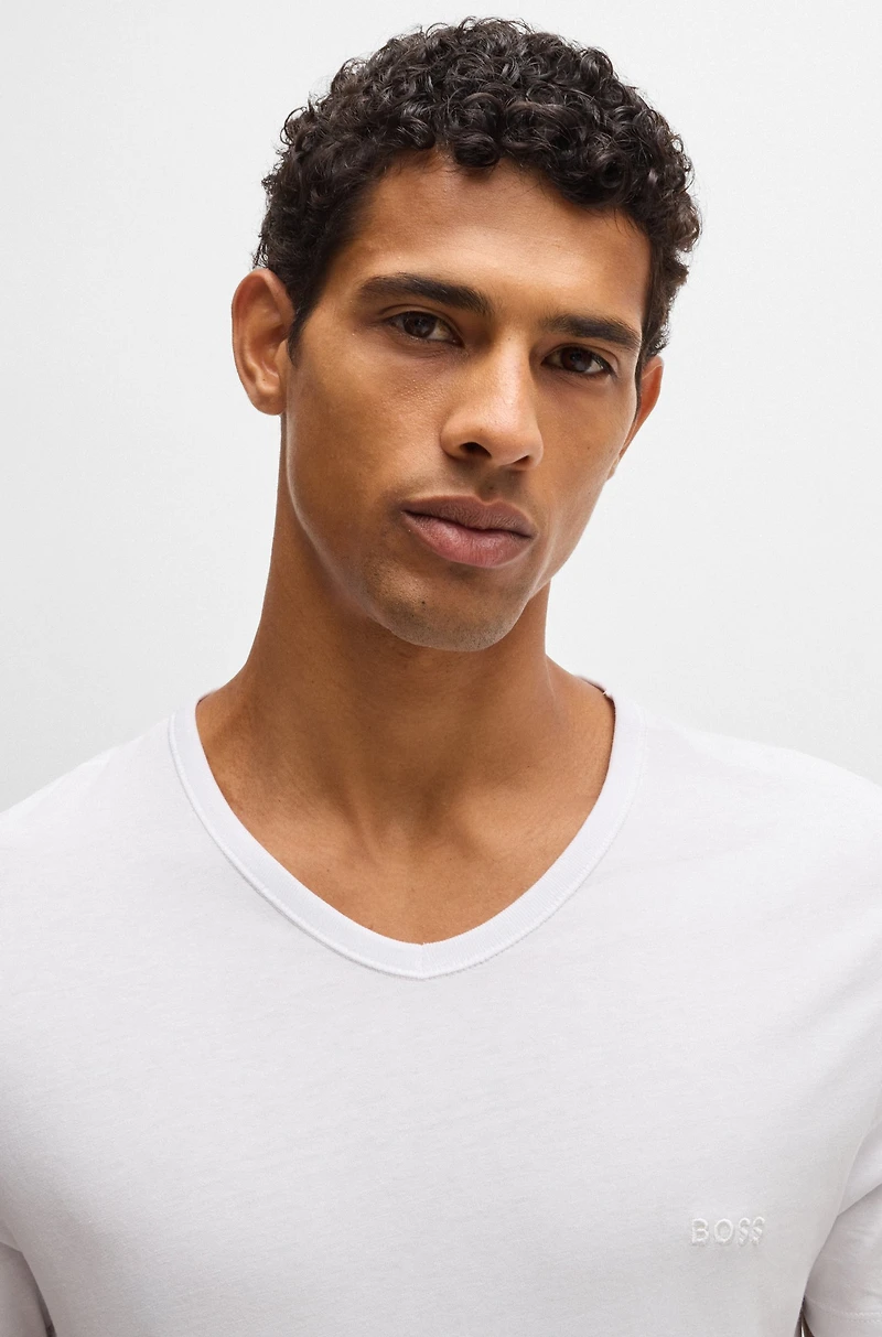 Three-pack of cotton underwear T-shirts