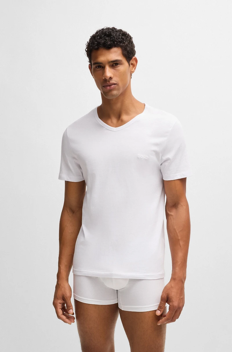 Three-pack of cotton underwear T-shirts