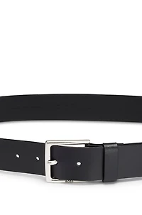 Pin-buckle belt Italian leather