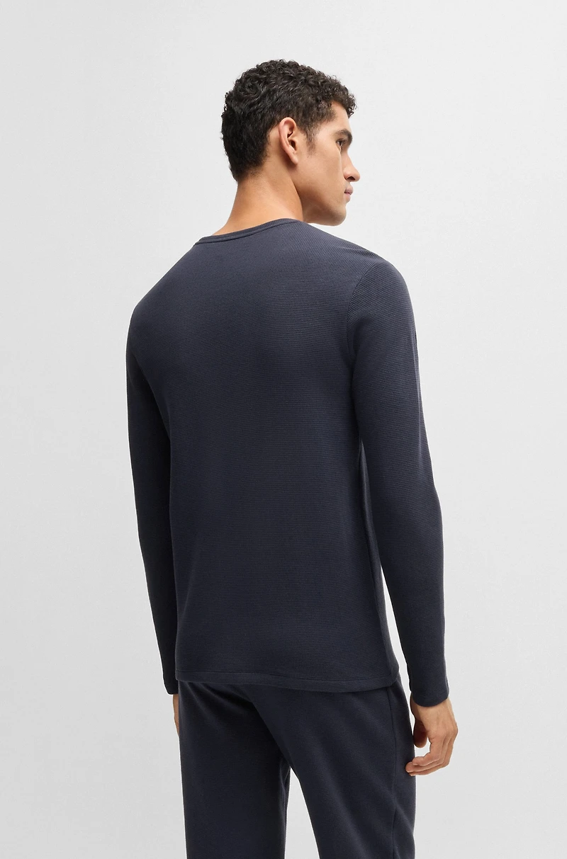 pajama T-shirt with embroidered logo