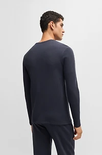 pajama T-shirt with embroidered logo
