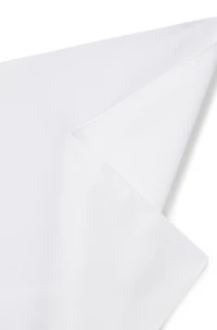 Italian-made pocket square in easy-iron cotton