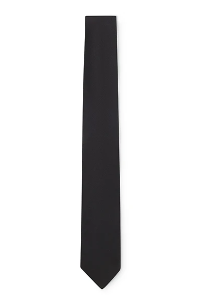 Formal tie in silk jacquard
