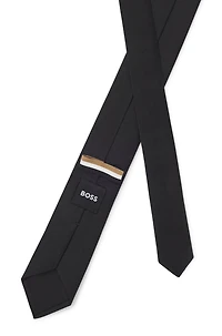 Italian-made tie in pure-silk jacquard