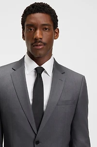 Italian-made tie in pure-silk jacquard