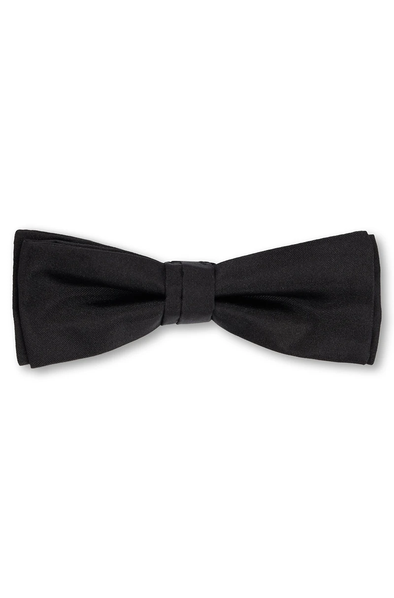 Italian-made bow tie in silk jacquard