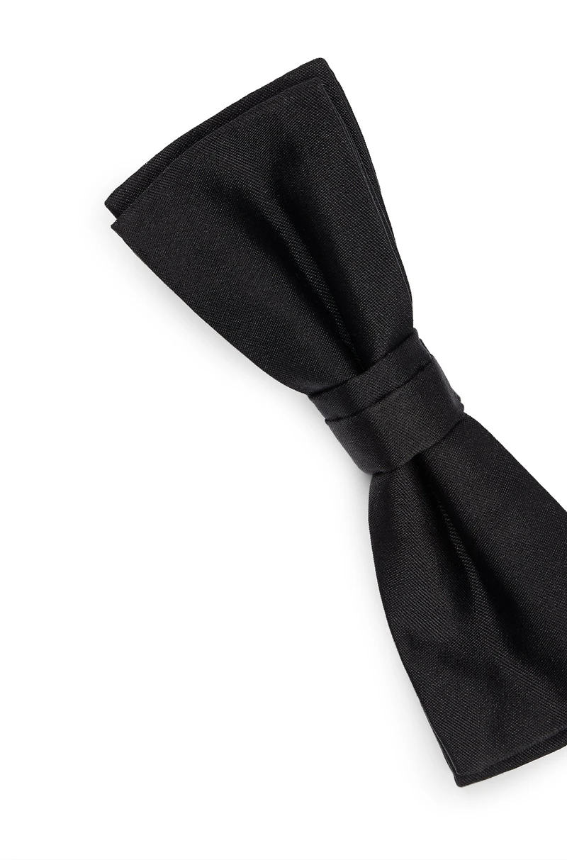 Italian-made bow tie in silk jacquard