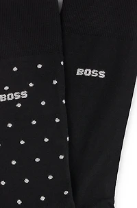 Two-pack of socks in a mercerized-cotton blend - Gift set