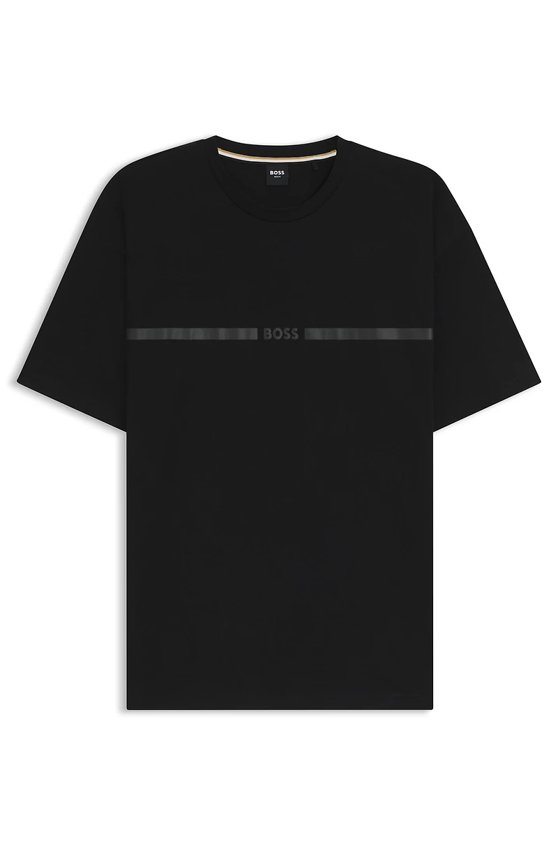 Logo beach T-shirt cotton with UV protection