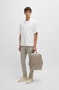 Backpack with signature stripe and logo detail