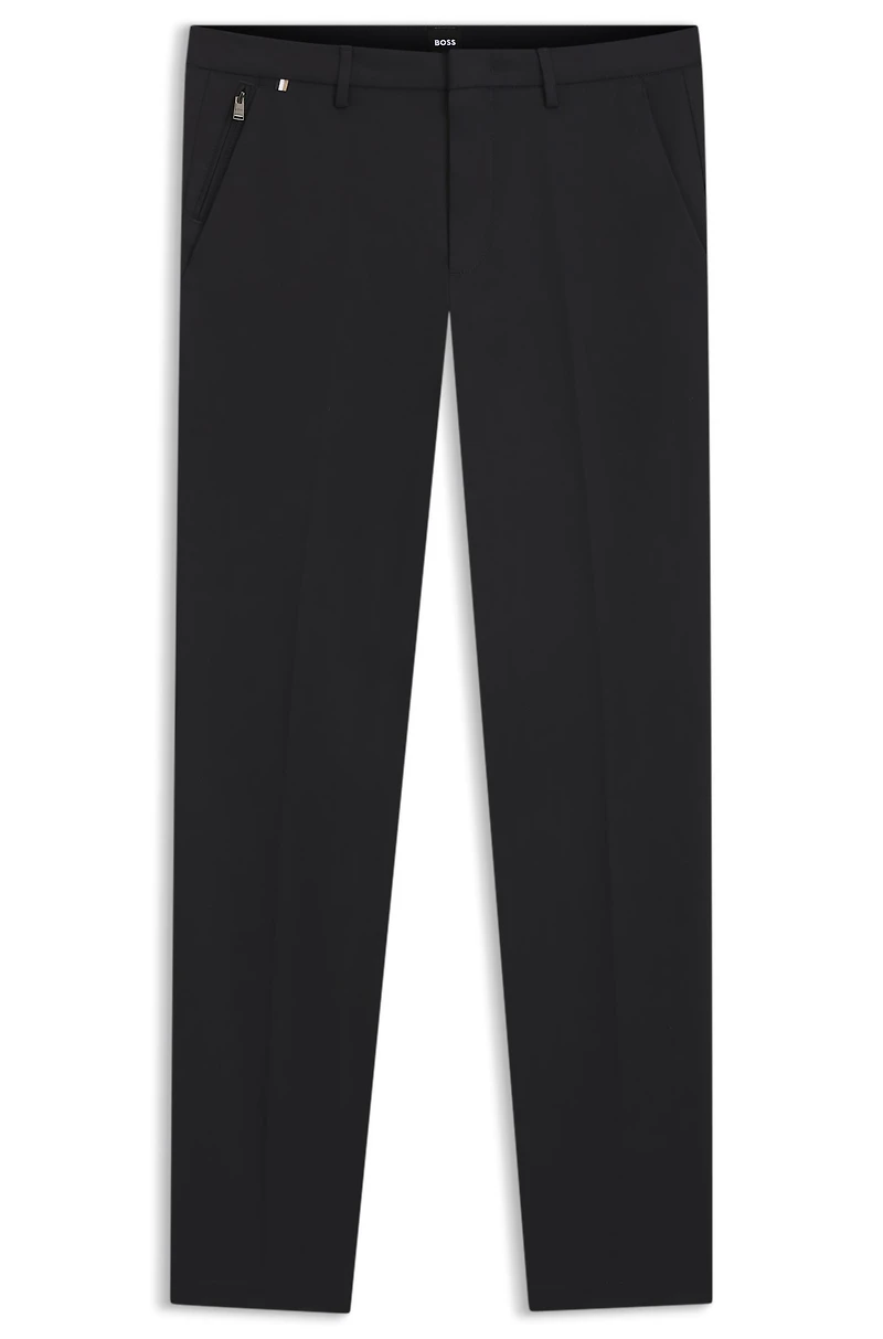 Slim-fit trousers stretch cotton