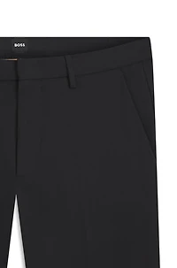 Slim-fit trousers stretch cotton