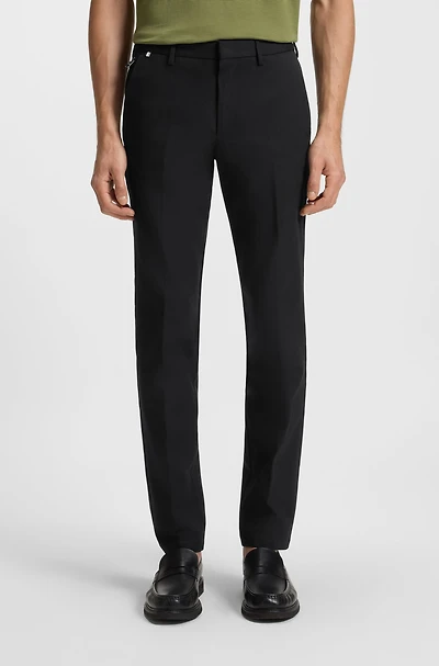 Slim-fit trousers stretch cotton