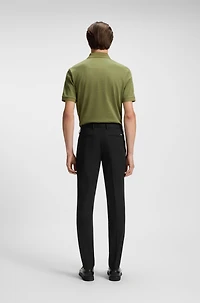 Slim-fit trousers stretch cotton