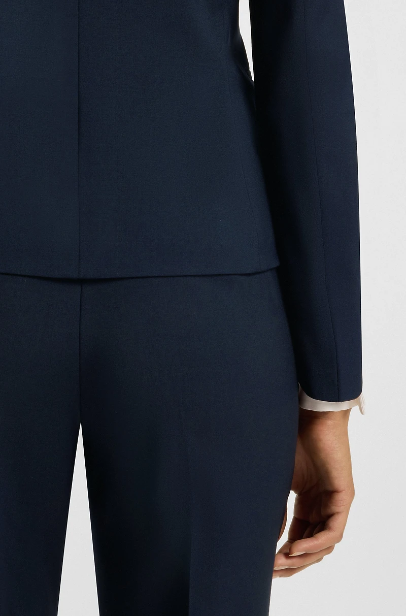 Regular-fit blazer Italian virgin wool