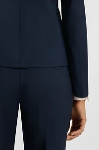 Regular-fit blazer Italian virgin wool