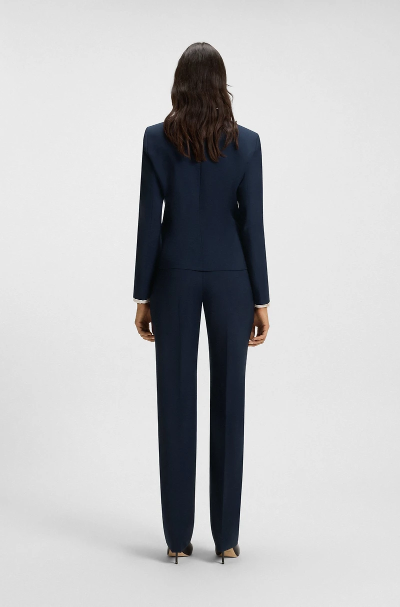 Regular-fit blazer Italian virgin wool