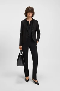 Extra-slim-fit jacket stretch fabric