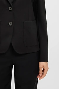 Extra-slim-fit jacket stretch fabric