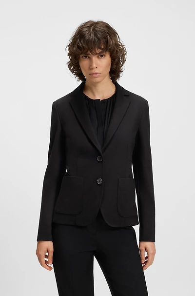 Extra-slim-fit jacket stretch fabric