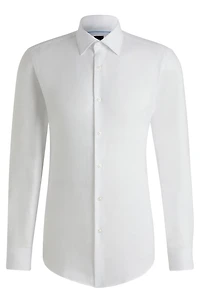 Slim-fit shirt Italian-made linen