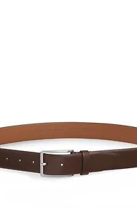 Pin-buckle belt Italian leather
