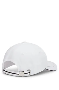 Cotton-twill cap with embroidered logo