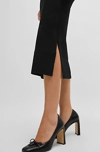 Tube skirt knitted jacquard